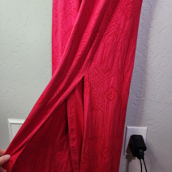 Athleta Red Aztec Racerback Maxi Dress Size Small - Picture 4 of 10